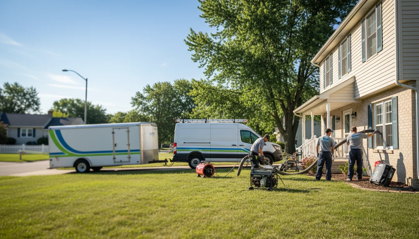 Flooded Basement Restoration And Cleanup With Repair in Hamburg, AR near me